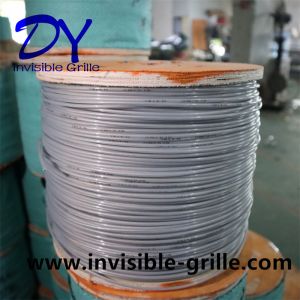 316 Wire 2.0mm Invisible Balcony Shield With Nylon Coating Security
