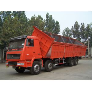 SINOTRUK HOWO A7 Euro2 Dump turck / tipper truck with spare parts red color for