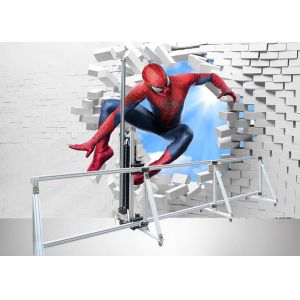 2000mm Height 720*9600dpi Remote Control Wall Printer