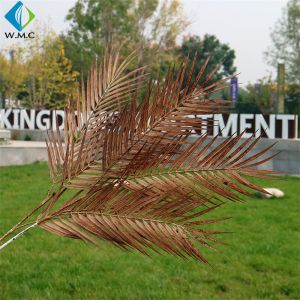 Plastic Artificial Coconut Palm Leaves For Garden Landscaping Decoration