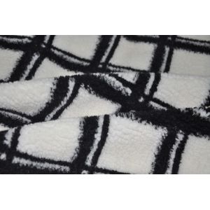 100% Polyester 150cm CW Or Adjustable 400gsm Faux Sherpa Fabric