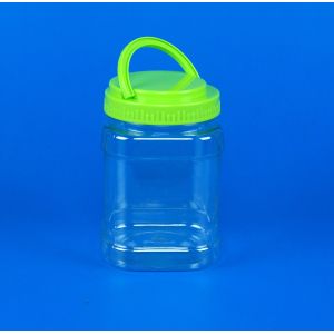 840Ml Plastic Storage Canisters With Colorful Screw On Lid Food Grade Material