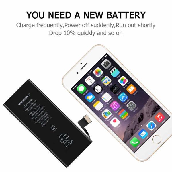 100% New For Iphone 5 5s 5c 6 6 plus cell phone Batteries Replacement For Iphone 5 Battery
