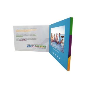 LCD Screen Digital Video Greeting Card A5 2GB Video Advertising Cards