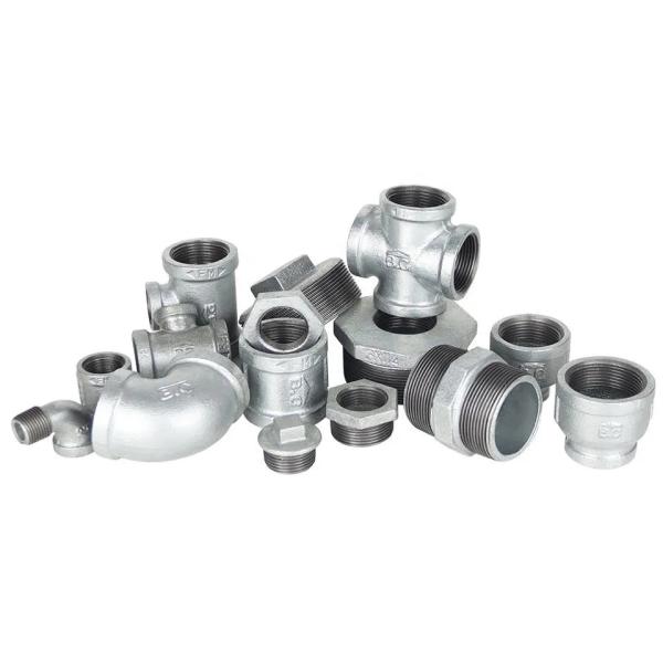 Quality Malleable Iron Galvanized Thread Pipe Fittings for Equal Sizes 1''-8'' at Competitive wholesale