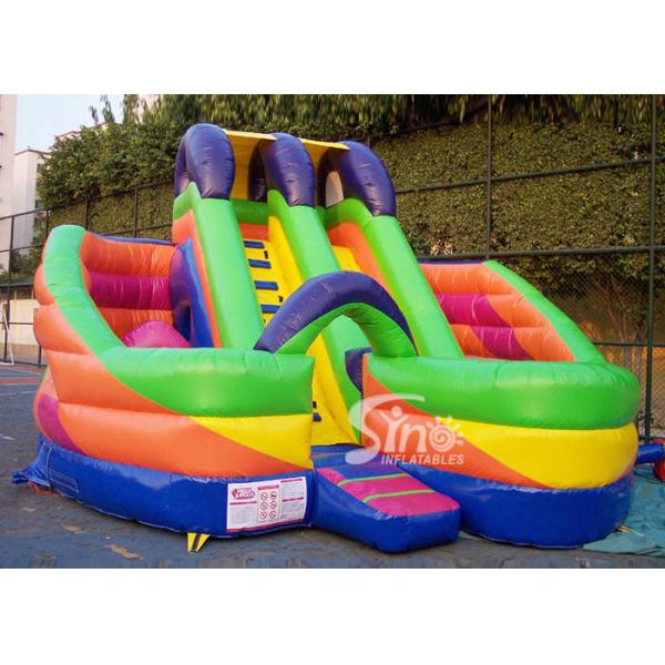 6x6m millenmium kids inflatable slide with obstacles N tunnel for outdoor