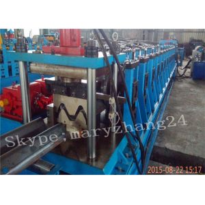 Two Waves Guardrail Roll Making Machinery With PLC Panasonic Control