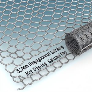 Hot Dipped Galvanized Hexagonal Wire Mesh 0.5mm for Poultry Farming