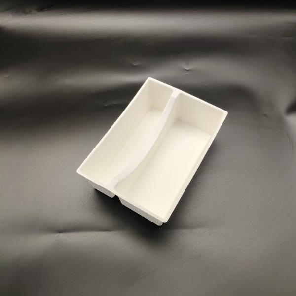 Factory-direct pulp molded eco-friendly white boxes made of plant fiber sugarcane pulp by wet pressing, suitable for electronic products, with