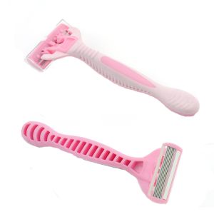 Cheap 6 Blades Disposable Facial Razor Women with Razor Head Cover for sale