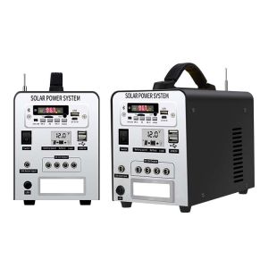 250W Portable Power Station 12V Solar Storage Generator With 12V 20Ah Lithium