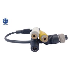 Car Backup Camera 4 Pin AV BNC RCA Connector Cable For Signal Transmission