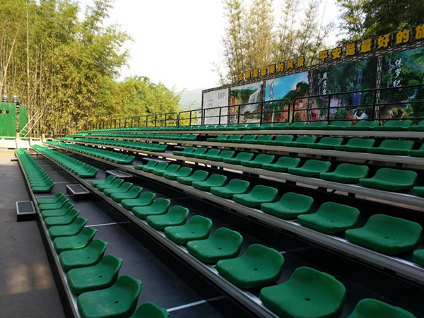 Quality High Density Anti UV 260mm Row Outdoor Bleacher Seating / Movable Bleachers wholesale