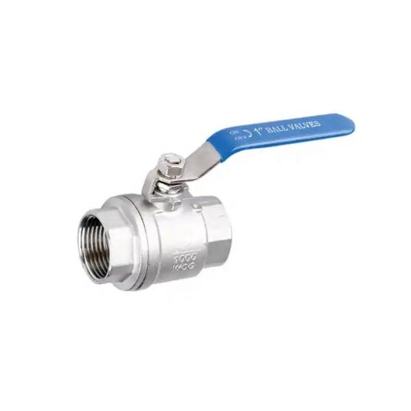 Silver Stainless Steel 201 DN8 Female Threaded Ball Valve with Customized