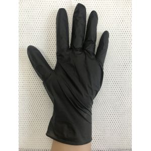 China Durable Non Sterile Disposable Nitrile Gloves Powder Free 240mm Length on sale
