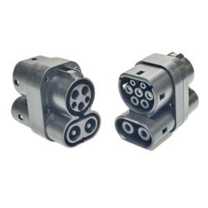 CCS 1 To CCS 2 DC Adapter AC 63A To DC 250A Combo 1 To  Combo 2 Fast EV Charging Cable Converter