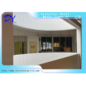 Vertical Opening Fixed Invisible Grille for Enhanced Security in Indoor and