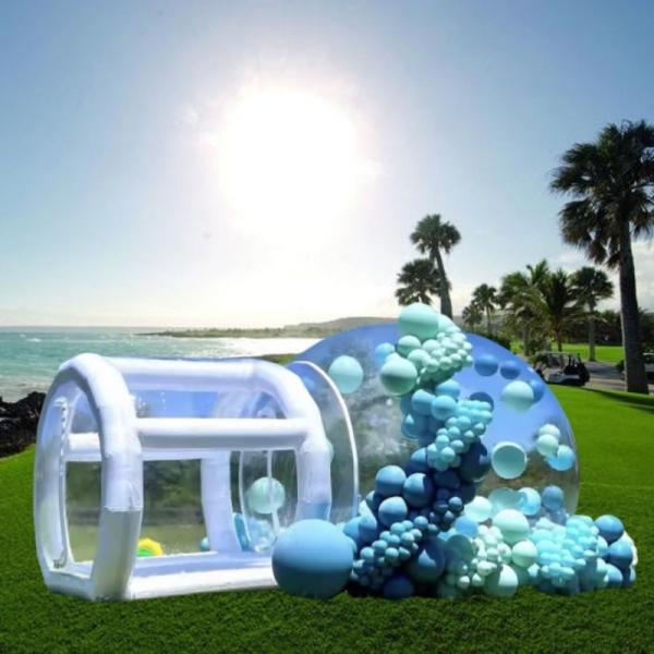 Max Capacity of 100kg Inflatable Waterproof Air Bubble Clear Dome Camping Tent
