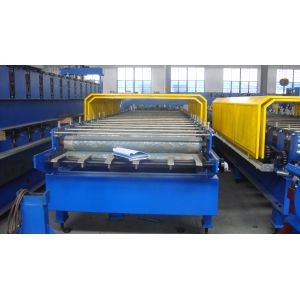 China Manual Decoiler Metal Roofing Roll Forming Machine Glazed Trapezoidal 5 Ton on sale