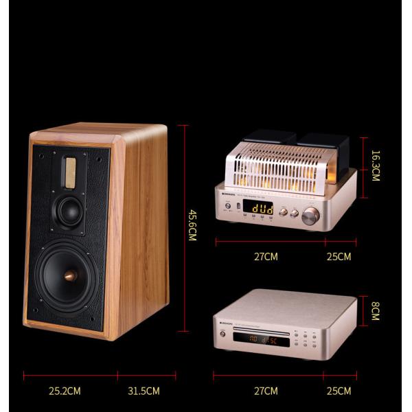 40W Output Power 3-Way Bluetooth Speakers with Modern Style and Density Sheet