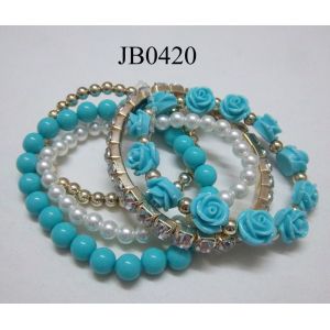 Cheap colourful beaded bracelet pack for sale