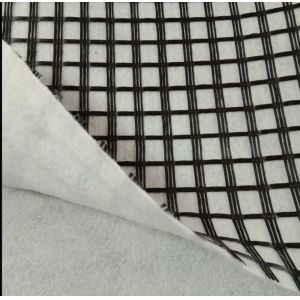 Geogrid Thermal Bonding Nonwoven Fabric By Glue Composite Geogrid Subgrade