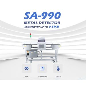 Food Metal Detector With 1.0mm SUS304 Detection Sensitivity & Adjustable Belt Height