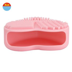 Plastic Handle Silicone Makeup Tool Durable And Comfortable With Humanized