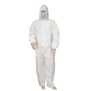 China Breathable Lightweight Disposable Microporous Coverall For Hospital on sale