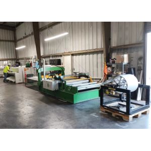 China Automatically PLC Control 0.8mm Galvanized Steel Coil Slitting Machine Cut To Length Line on sale