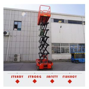 China Electric Self-Propelled Hydraulic Scissor Lift Mobile Crawler Scaffold