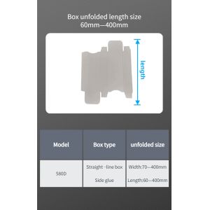 Easy to Operate Folder Gluer Mini Box Folder Gluing Machine for Side Glue and