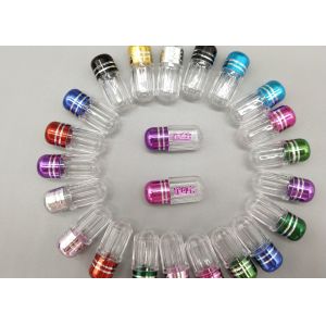 12mm PS Empty Plastic Pill Capsules Single Pill Capsule Packaging Bottles