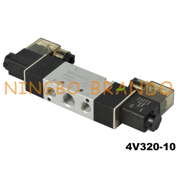 Quality 4V320-10 3/8'' Pneumatic Air Control Solenoid Valve DC24V DC24V wholesale