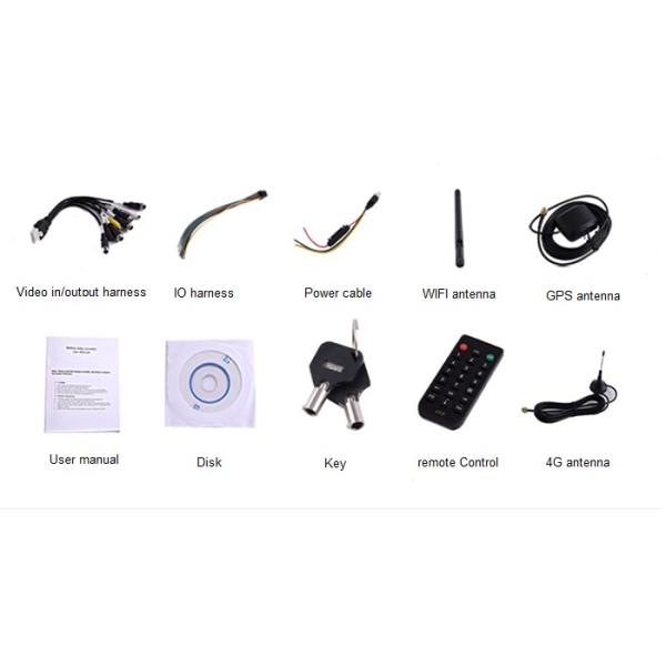 4CH 4G GPS WIFI AHD HDD SD 1080P 960P 720P HDD Mobile DVR