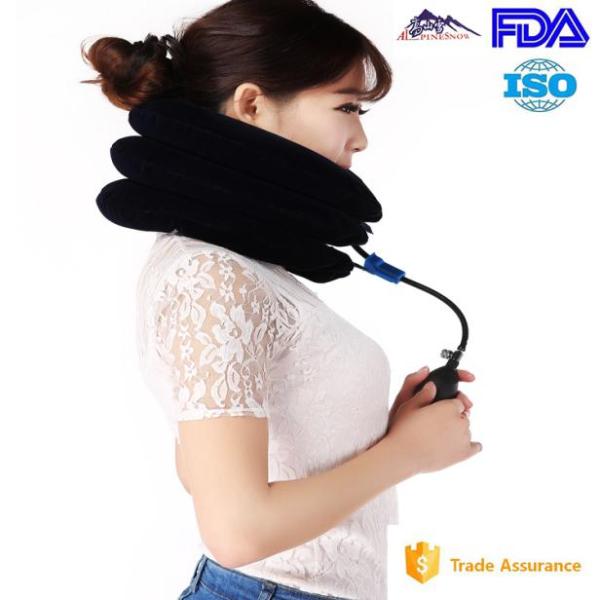 Portable Inflatable Household Neck Support Collar Multicolor Treatment Cervical Spine