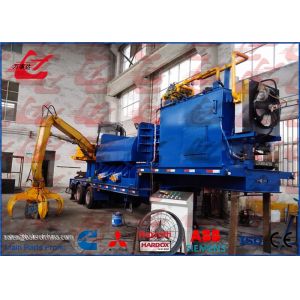 China Mobile Hydraulic Metal Compactor Machine Remote Control Diesel Engine with Truck Trailer on sale