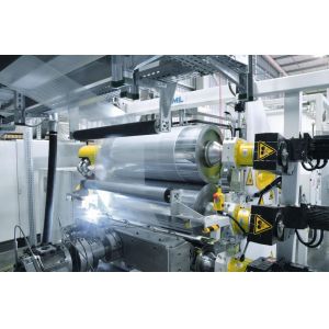 Durable 1500mm Width PET Sheet Extrusion Line , Single Screw Extruder Machine