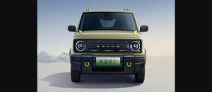 Cheap 2023 Mini Electric Car Tiny Chinese EV With A Bronco Face At Geely Panda Knight 200km Range for sale
