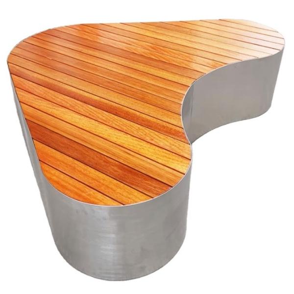 Quality Garden Rest Modern Stainless Steel Chair Special-Shaped Leisure Bench wholesale