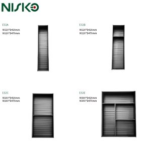 Silverware Storage Organizer Tiered Box Cutlery Trays Kitchen Storage Solutions