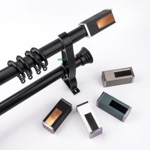 New Customize Aluminium Fashion Roman Pole Popular Series Curtain Pole Rod For Office