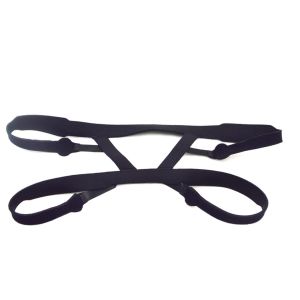 China Black Tight Seal Elastic Headgear Straps For CPAP Nasal Full Face Mask on sale