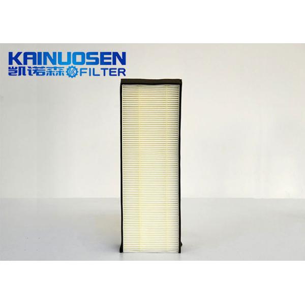 Glass Fiber PTFE Auto Cabin Filter Extruded Aluminum Frame Dust Proof