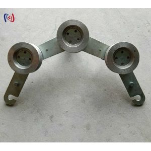Hook Ground Block Cable Pulling Pulley For Conductor / Steel Wire Rope
