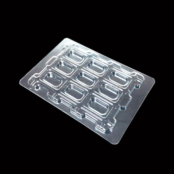 SH-0174 ODM Robust Transparent PET Plastic Packaging Blister Tray with Lid 7 Working Days Sampling