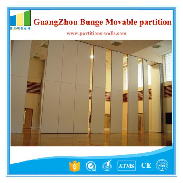 Quality Multe Color folding wall panels Office Furniture Aluminum Partition 500 / 1230mm wholesale