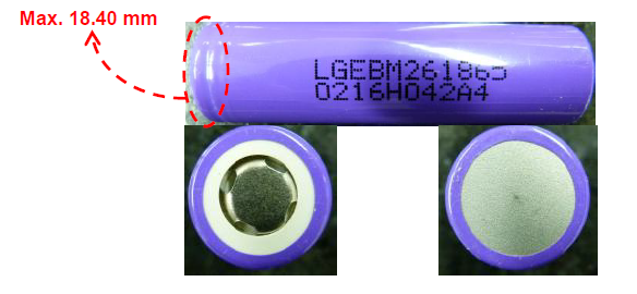 10A INR18650 M26 2600mAh 3.7V Electric Vacuum Cleaner Lithium Ion Rechargeable Batteries