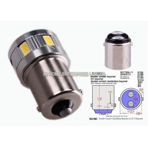 High Voltage Marine LED Spotlights Brake Light Epistar LED Chip PC Shell