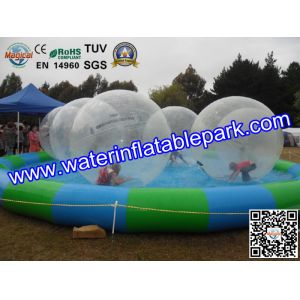 9 Meter Round Inflatable Water Pool With Durable PVC Tarpaulin